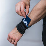 Wrist straps with storage