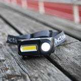 Rechargeable headlamp with LED