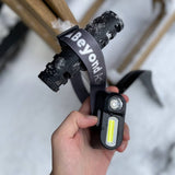 Rechargeable headlamp with LED