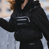 Waterproof reflective vest with pockets