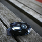 Rechargeable headlamp with LED